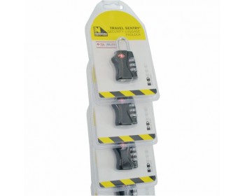 Clip Strip Of 30mm Travel Sentry Security Luggage Padlocks 